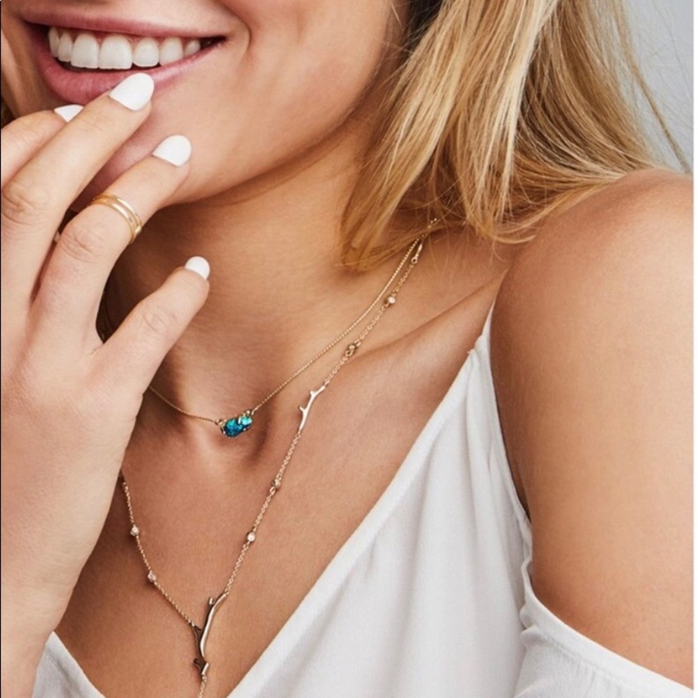 Adjustable Kendra Scott Silver Yvonne Necklace